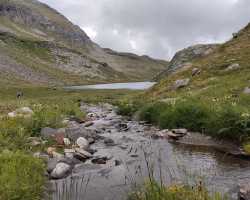 Arrivo al lago di Poiala