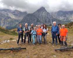 Foto di gruppo alla Bocchetta di Scarpia