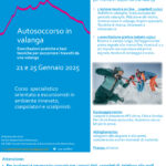 21 e 25/01/2025 Corso di Autosoccorso in Valanga